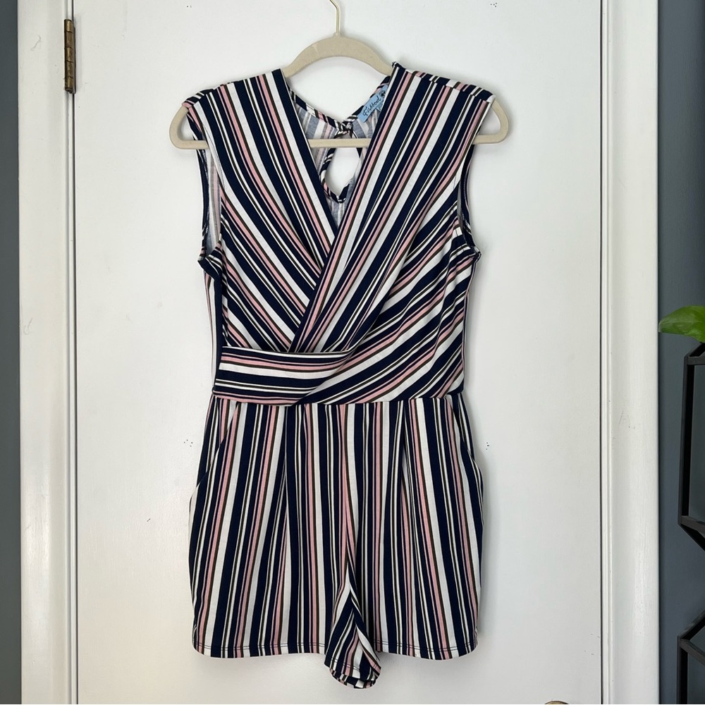 Fishbowl striped romper